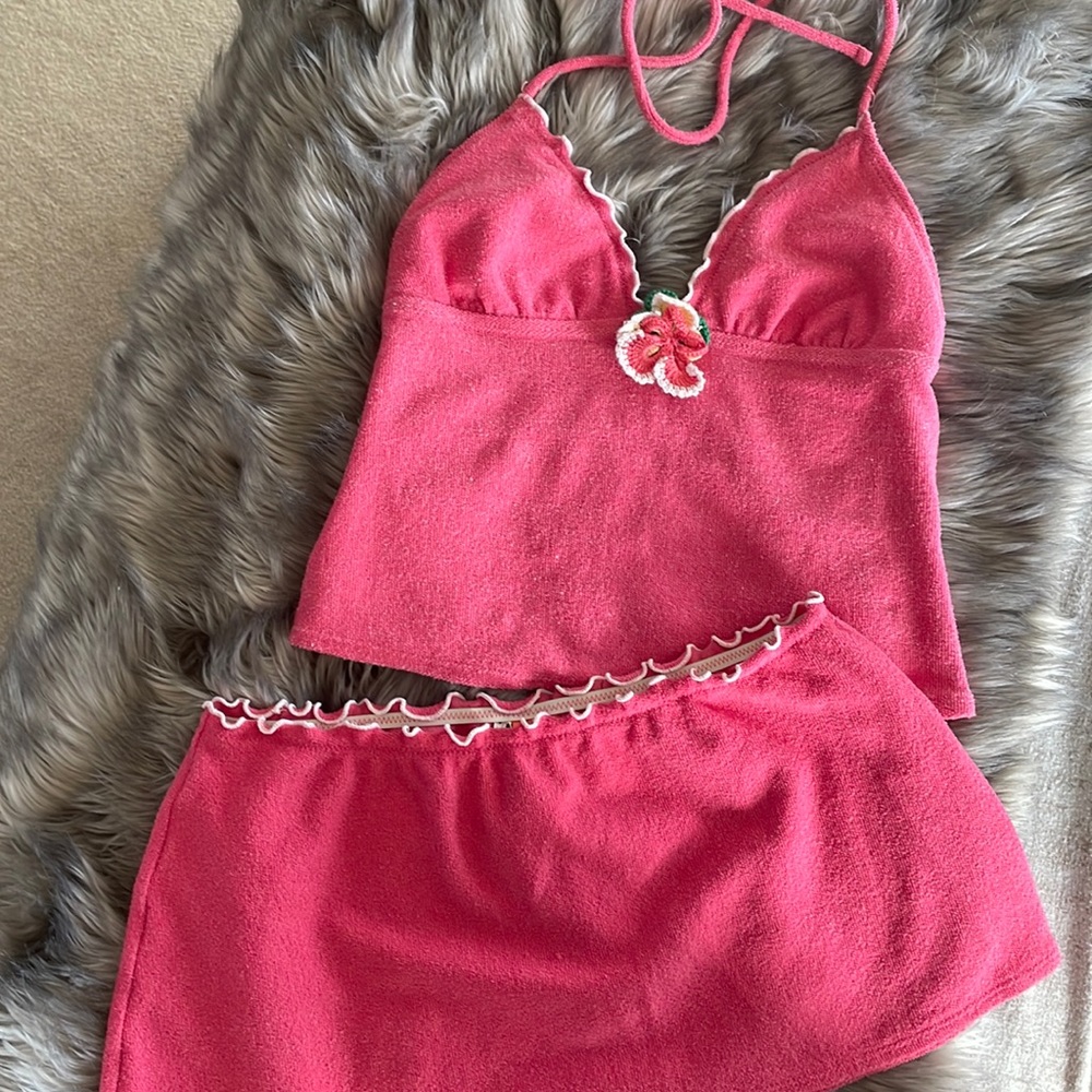 Juicy Couture surf royalty bikini set